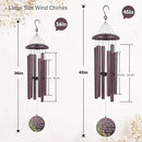 ASTARIN 36" Large Deep Tone Personalized Sympathy Wind Chimes, Memorial Wind Chime for Loss of Mother Father Loved One, Bereavement Gifts Decor Outdoor Patio Garden Graveyard by CozyNest Decor