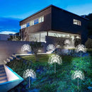 Solar Outdoor Lights,4 Pack 120 LED Waterproof Solar Firework Lights are 8 Modes Decorative Sparkles Stake Landscape Light,Garden Copper Wire Firework Lamp for Backyard Lawn Patio Decor(Cool White) by GreenHaven Gardens