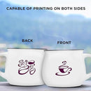 Custom Glazed Campfire Coffee Mugs 12 oz. Set of 100, Personalized Bulk Pack - Perfect for Coffee, Tea, Espresso, Hot Cocoa, Other Beverages - White by CozyNest Decor
