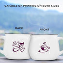Custom Glazed Campfire Coffee Mugs 12 oz. Set of 10, Personalized Bulk Pack - Perfect for Coffee, Tea, Espresso, Hot Cocoa, Other Beverages - White by CozyNest Decor