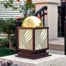 Nerien Gazing Ball, Stainless Steel Garden Mirror Globe, Polished Ornament Sphere, Hollow Floating Reflective Hemisphere, for Home Outdoor Pond Housewarming Swimming Pool Decoration, Gold, 6Pcs Mix by GreenHaven Gardens