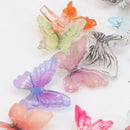 90Pcs Mini Resin Butterflies, Miniature Little Butterfy Decoration, Tiny Butterflies for DIY Crafts, Mini Resin Animals Figurines for Fairy Garden Micro Landscaping Decor by GreenHaven Gardens