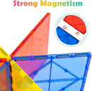 Gemmicc 6 PCS Large Magnetic Tiles,Jumbo Magnet Base Plates,STEM Magnetic Building Blocks for Kids Boys Girls by TinyTreasures Baby Boutique