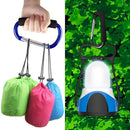 Large Stroller Hooks for Mommy, 2 pcs Carabiner Stroller Hook Organizer for Hanging Purses, Diaper Bag, Shopping Bags. Clip Fits Single/Twin Travel Systems, Car Seats (Blue+Purple) by TinyTreasures Baby Boutique