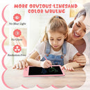Decute Kids Toys LCD Writing Tablet with Stylus, 8.5 Inch Erasable Toddlers Doodle Board, Reusable Drawing Pad for Kids, Educational Christmas Birthday Gift for 3 4 5 6 7 8 Girls Boys Toddler Pink by TinyTreasures Baby Boutique