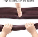 Baby Proofing Edge Corner Protector, 16.4 ft Edge Guards Padding with 3M Adhesive, Extra-Wide Soft Rubber Foam Padding, Furniture,Sharp Edge Safety Corner Edge Bumper Guard-Brown by TinyTreasures Baby Boutique