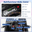 Costzon Ride on Car, 12V Licensed Ford Mustang Shelby GT500 Kids' Electric Vehicles w/Remote Control, USB Port, Radio, Music, Player, High Low Speed & Soft Start, Racing Kids Car for Toddler (Black) by TinyTreasures Baby Boutique
