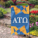 Alpha Tau Omega Licensed Flag Garden 12x19 inches Flag Banner Yard Decor Outdoor Decoration (Alpha Tau Omega