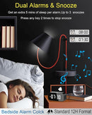 AFK Alarm Clock for Bedroom/Office,Digital Clock with Bluetooth Speaker,Small Alarm Clock for Heavy Sleepers Adults,Teens,Kids. by TinyTreasures Baby Boutique