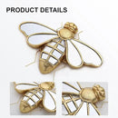Decorative Bug Insects Beetle Mirrors - Gold Resin Little Bee Glass Wall Decor, Perfect for Victorian and European Themed Homes by CozyNest Decor