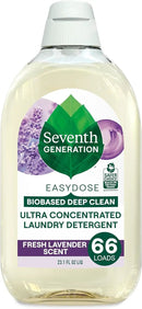 Seventh Generation EasyDose Laundry Detergent Fresh Lavender Ultra Concentrated Washing Detergent 23 oz by CozyNest Decor