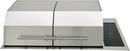 Kenyon Texan Built-In Electric Grill for Stone Counter, Standard Lite-Touch, Stainless Steel Grill with Split Lid for Indoor and Outdoor Use, 2 Burners, Quick Heat Up, Dishwasher Safe Grate, 240V by GreenHaven Gardens