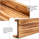 AZSKY 24" Floating Wall Ledge Shelf Wood Picutre Shelf Wall Mounted Nursery Kids Bookshelf Spice Rack Bathroom Storage Shelves Display Organizer Set of 2 by CozyNest Decor