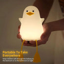 YuanDian Cute Duck Night Light, Gifts for Women Teen Girls Baby,Night Lights for Kids Bedroom Kawaii Room Decor, Cute Christmas Seagull Silicone Nightlights for Children Toddler. by CozyNest Decor