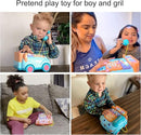 Baby Phone Toy,Baby Toy Phone Cartoon Baby Piano Music Light Toy Children Pretend PhoneToy Gift Game Boy Girl Early Education Gift Blue (18 M+) by TinyTreasures Baby Boutique