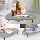 Tabletop Ironing Board with Iron Rest, Metal Mesh Panel Mini Ironing Board with Heat Resistant Cover, Portable Small Iron Board Foldable for Dorms, Apartment and Travel, 32" x12'', Grey by CozyNest Decor