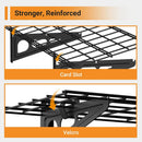1x6 ft Garage Shelving, 2-Pack Wall-Mounted Shelves for Garage, Kitchen, Pantry Storage, 600 lbs Total Load Capacity Shelving, Black by GreenHaven Gardens