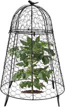 Plant Protector Chicken Wire Cloche, Plant Protectors from Animals, 18.7×12 Inch Large Garden Cloches for Plants, Sturdy 2-in-1 Cloche Dome for Plants, Plant Protectors for Easy Pruning by GreenHaven Gardens