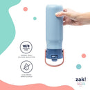 Zak Designs Harmony Hello Kitty 20oz Water Bottle for Travel or At Home, Recycled Stainless Steel is Leak-Proof When Closed and Vacuum Insulated with Straw Lid and Carry Handle by TinyTreasures Baby Boutique