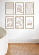 HAUS AND HUES 20x30 Picture Frames - Set of 6, Poster Frames, Gallery Wall Frame Set (Beige) - 20 x 30 Inches by CozyNest Decor