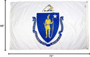 FlagSource Massachusetts Nylon State Flag, Made in the USA, 4x6' by GreenHaven Gardens