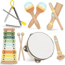 Toys for 1 2 3 4 Year Old Boys Girls, Musical Instruments Set for Toddler Age 1-2 2-3 3-4, Baby Montessori Toy Gifts for Early Learning, Christmas Birthday Gift for Toddler Boy Girl Toys by TinyTreasures Baby Boutique