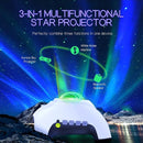 Northern Galaxy Light Aurora Projector with 33 Light Effects, Night Lights LED Star Projector for Bedroom Nebula Lamp, Remote Control, White Noises, Bluetooth Speaker for Parties(White) by TinyTreasures Baby Boutique