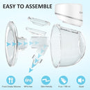Wearable Breast Pump, Hands Free Breast Pump, Portable Electric Pump with LED Display, Ultra-Quiet and Pain Free- 4 Modes & 12 Levels, 24mm Flange, 2 PackPack by TinyTreasures Baby Boutique