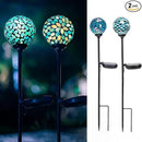 VCUTEKA Solar Lights Outdoor Decorative, Mosaic Solar Garden Light Waterpoof LED Pathway Stake Light for Landscape Lawn Patio Yard Decoration, 2 Pack by GreenHaven Gardens