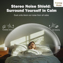 2-Pack Sync Stereo, Paussion Portable Mini Noise White Sleep Sound Machine for Adults Kids Baby 25 Soothing Songs, Auto Timer, Perfect for Travel, Home, Office Privacy by TinyTreasures Baby Boutique