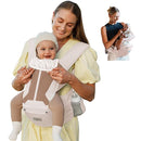 Baby Carrier Newborn to Toddler, 6-in-1 Baby Carrier, Adjustable Detachable Infant Baby Hip Seat Carrier for 7-50lbs by TinyTreasures Baby Boutique