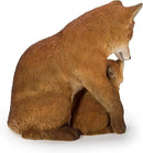 Hi-Line Gift Cuddling Mother and Baby Fox Garden Statue, Brown (87719-I) by GreenHaven Gardens