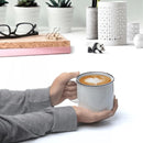 DISCOUNT PROMOS Ceramic Campfire Coffee Mugs 13 oz. Set of 10, Bulk Pack - Perfect for Tea, Espresso, Cappuccino, Hot Cocoa - White by TinyTreasures Baby Boutique