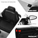 Costzon Ride on Car, 12V Licensed Volkswagen Beetle Battery Powered Vehicle w/Remote Control, Spring Suspension, Lights, USB, Horn, Music, 4 Wheeler for Boy Girl Gift, Electric Car for Kids, White by TinyTreasures Baby Boutique