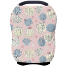 Car Seat Covers for Babies - Multi- use Nursing Carseat Canopy, Breastfeeding Covers, Baby Shower Gifts for Boys and Girls (Cactus) by TinyTreasures Baby Boutique