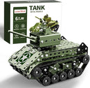 Lucky Doug STEM Building Projects Model Army Tank Set - 284 Pieces STEM Project Building Toys for Kids Ages 8-12, Assembly Science Kit Educational Toys Gift for Kids Boys 7 8 9 10 11 12-16 Years Old by TinyTreasures Baby Boutique