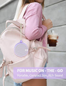 INSMY C12 IPX7 Waterproof Shower Bluetooth Speaker, Portable Small Speaker, Speakers Bluetooth Wireless Loud Clear Sound Support TF Card Suction Cup for Kayak Canoe Beach Gift (Purple) by TinyTreasures Baby Boutique
