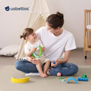 Baby Play Mat for Floor,1.3'' Thick Memory Foam Play Mat,50''x50'' Tummy Time Mat with PU Leather,Cushioned & Waterproof Playpen Mats,Non Slip Crawling Padded for Toddlers,Infants,Kids by TinyTreasures Baby Boutique