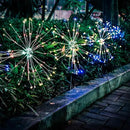 DIY Solar Garden Lights ETL Certified, 105 LED Solar DIY Flowers Fireworks Stars Lights Outdoor, RockyMars Waterproof Solar Powered Pathway Lights for Path Lawn Walkway Patio Yard Christmas, 2 Pack by GreenHaven Gardens