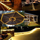 200ft LED Rope Lights Outdoor, 1440 LED Flexible Tube Lights with 8 Modes, Waterproof LED Rope Lighting for Outside, Garden, Patio, Bedroom, Party, Pool, Fences, Indoor Outdoor Decoration (Warm White) by GreenHaven Gardens