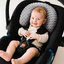 Pro Goleem Infant Car Seat Head Neck Body Support, Ultra-Soft Minky and Microfiber Newborn Car Seat Insert, Perfect for Car Seat, Stroller, 2-in-1 Reversible, for Boys and Girls, Gray by TinyTreasures Baby Boutique
