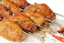 12 Inch Barbecue Skewers, Stainless Steel BBQ Skewers, Shish Kebab Kabob Skewers 12Pcs by GreenHaven Gardens