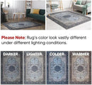 Keen Home Design 2x12 Rug - Machine Washable Runner Rug with Non-Slip Backing, Ideal for Hallway, Entryway, Kitchen, Laundry Room - Vintage, Easy Clean, Durable, Low Pile - (2'6" x 12') by CozyNest Decor