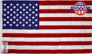 Carrot-Top Patriarch Polyester American Flag for Outside & Inside 4x6 - US Flag, Outdoor, United States Flag Made in USA, Heavy Duty w/Brass Grommets by GreenHaven Gardens