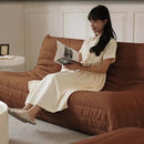 Luxury Sofa Couch Chair, Lazy Floor Seating, Fireside Bean Bag Chair, Ergonomic Tatami Sofa Lounger for Living Room, Bedroom, Office, Loveseat, Brown by CozyNest Decor