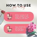 Clean-n-Fresh Toilet Spray, Wild Peony Scent, Bathroom Odor Eliminator & Air Freshener For Room, Trash Cans, Shoes, Fabrics, 3.4 Fl Oz(2 Pack) by CozyNest Decor