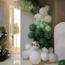 140pcs Night Green Round Balloons Different Sizes 18 12 10 5 Inch Latex Balloons for Arch Decoration Party Balloon Kit for Graduation Birthday Party Wedding Balloon Baby Shower Decoration by TinyTreasures Baby Boutique
