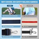 JXM Safety Harness for Active Childs with Quick Grab Handle, Teens Youth Secure Walking Harness with Autism Awareness and Pouch, Adjustable Tether Leash for Autism ADHD Special Needs Child Kids by TinyTreasures Baby Boutique