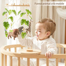 Baby Mobile for Crib Safari Nursery Mobile Handmade Jungle Baby Mobile Woodland Nursery Decor Forest Animals Crib Accessories with Lion Elephant Zebra Giraffe by TinyTreasures Baby Boutique