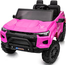 24V 2 Seater Ride on Toy for Big Kids, Electric SUV Kids Car to Drive w/Parent Remote, 2WD/4WD Switchable - Pink by TinyTreasures Baby Boutique
